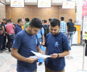 IsraAID volunteers in Nepal get ready to leave for India. (IsraAid)